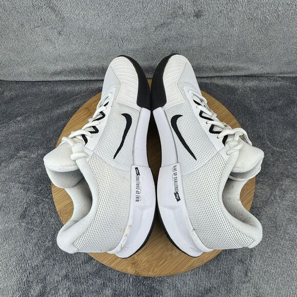 Nike GP Challenge 1 Air Zoom Tennis Shoes Womens Size 9 White Black FB3146-100 - Picture 7 of 10